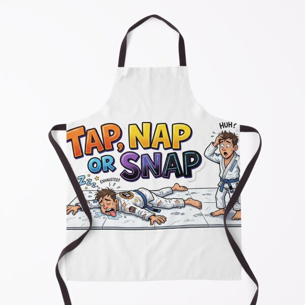 Item preview, Tap Nap or Snap Funny BJJ Cartoon designed and sold by Martial-Art-23.