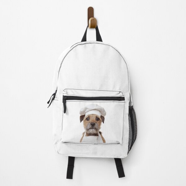 Item preview, Border Terrier Chef Dog Funny Cooking Apron Hat Cute Pet Portrait designed and sold by LazyOwlStore.