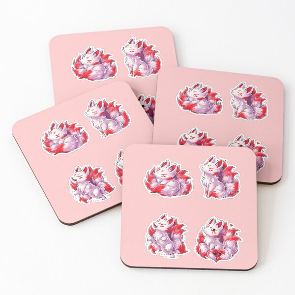 Item preview, Cute Nine Tailed Fox Fantasy Sticker Bundle designed and sold by LiftyGifts.