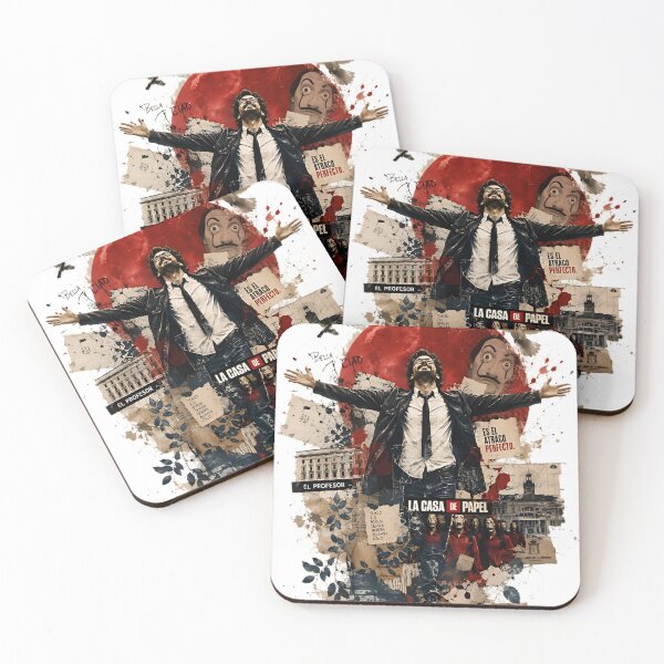 Item preview, el professor La casa de Papel merch lua vermelha  designed and sold by Slame Graphic Studio.