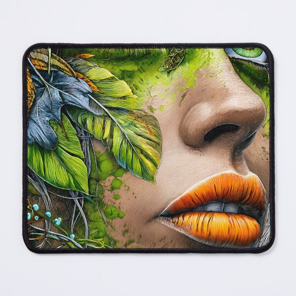 Item preview, Vibrant Nature Portrait with Artistic Elements designed and sold by Artessie.