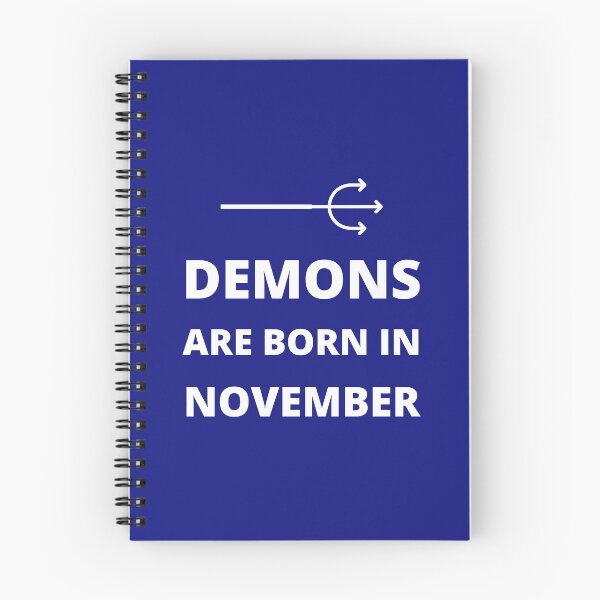 Item preview, Demons are born in November designed and sold by fev-rocks.