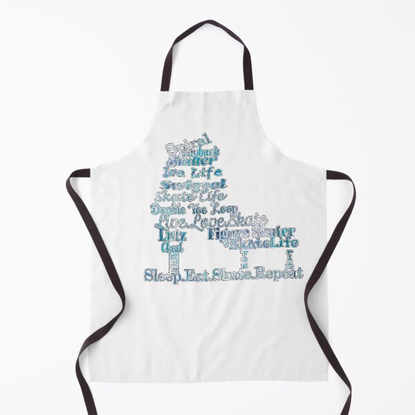 Item preview, Figure Skate- Skate Terms in Blues Fluid Paint Pour Design- Makes a Great Gift For Figure Skaters designed and sold by Purposely Designed.