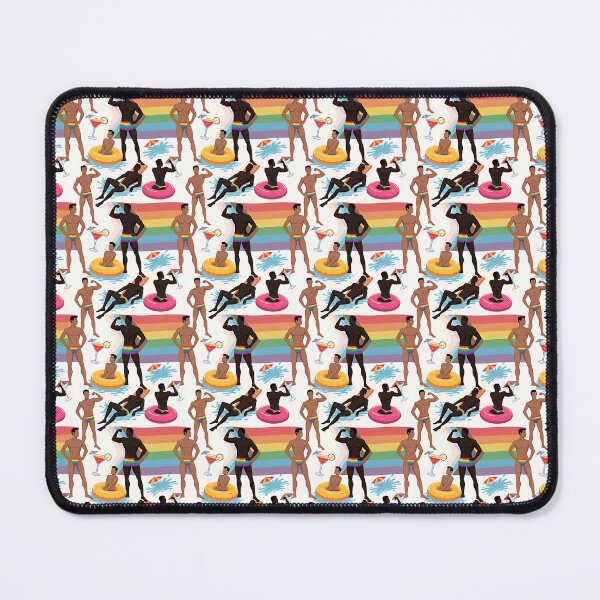 Item preview, Pride Beach Pool Party Muscular Men Seamless Pattern designed and sold by ZhivanCrimson.