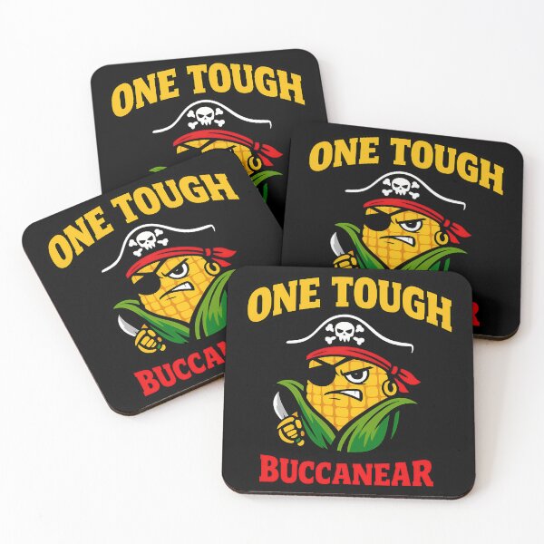 Item preview, One Tough Buccanear Funny Pirate Corn Pun Shirt designed and sold by TeeTimeTreasure.