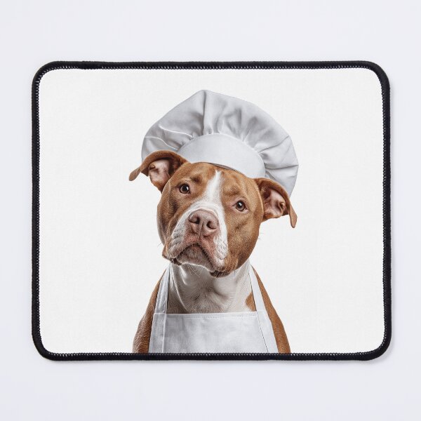 Item preview, American Staffordshire Terrier Chef Funny Cooking Apron Hat designed and sold by LazyOwlStore.