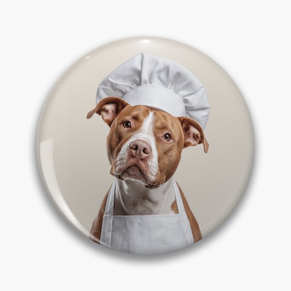 Item preview, American Staffordshire Terrier Chef Funny Cooking Apron Hat designed and sold by LazyOwlStore.