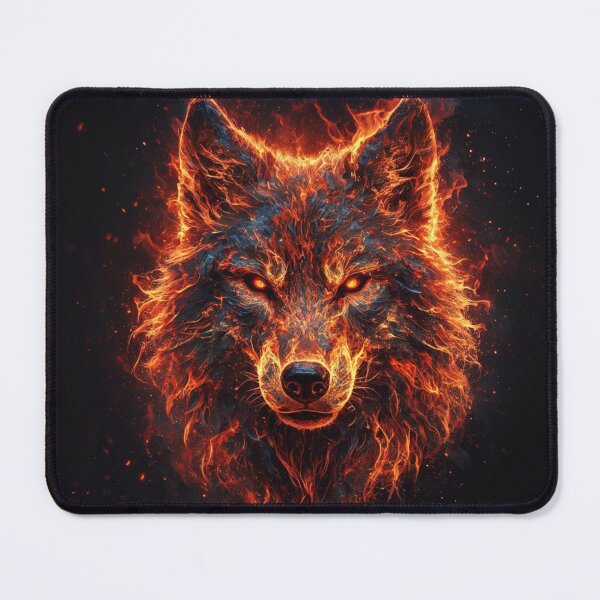 Item preview, Wolf on fire designed and sold by IZZO CREATIVE STUDIO.