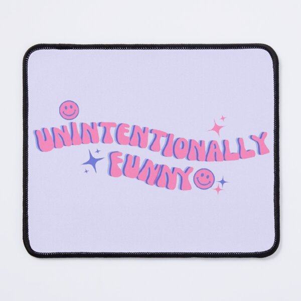 Item preview, Unintentionally Funny Pink Retro Groovy Text designed and sold by CamilasPrints.