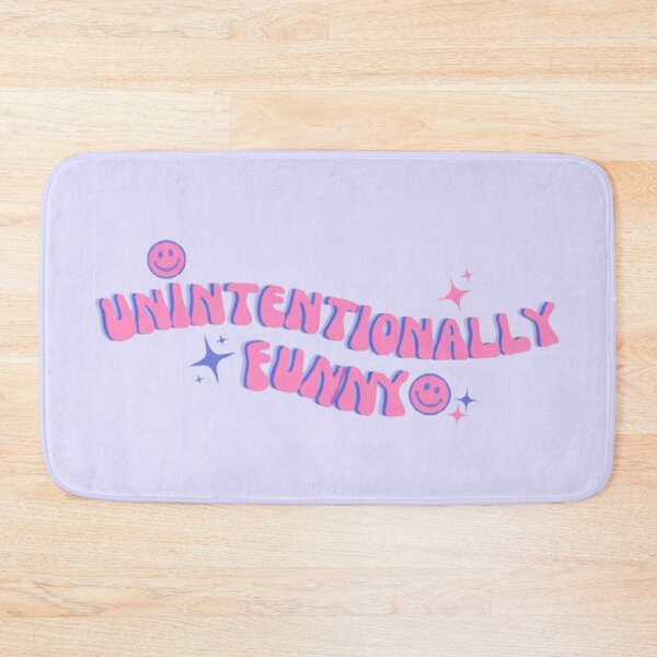 Item preview, Unintentionally Funny Pink Retro Groovy Text designed and sold by CamilasPrints.
