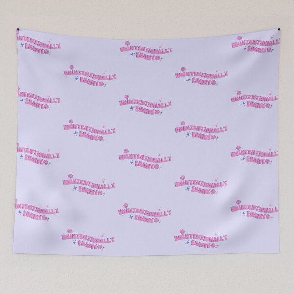 Item preview, Unintentionally Funny Pink Retro Groovy Text designed and sold by CamilasPrints.