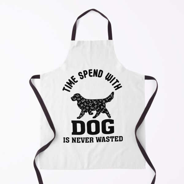 Item preview, Time Spent With Dog Is Never Wasted Silhouette | Dog Lover Design designed and sold by PixelDockStudio.