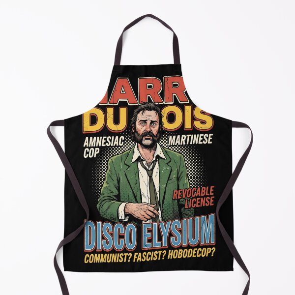 Aperçu de l'œuvre T-shirt pirate de jeu vidéo d'anime Disco Elysium de Harry Du Bois créée et vendue par Senpaiwaves.