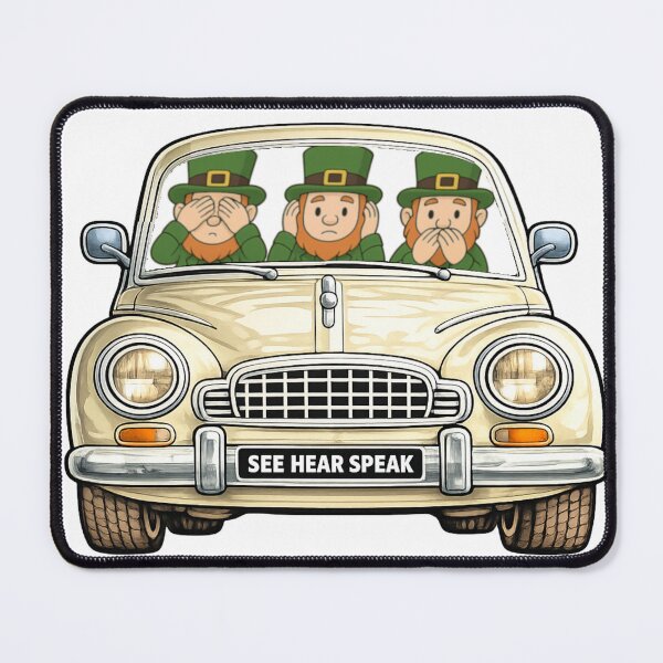 Item preview, leprechauns irish see hear speak no evil ,car designed and sold by JamesDunican.