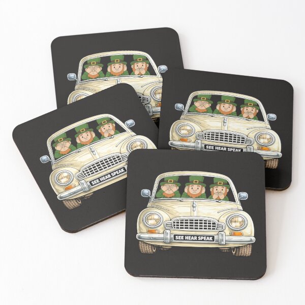 Item preview, leprechauns irish see hear speak no evil ,car designed and sold by JamesDunican.