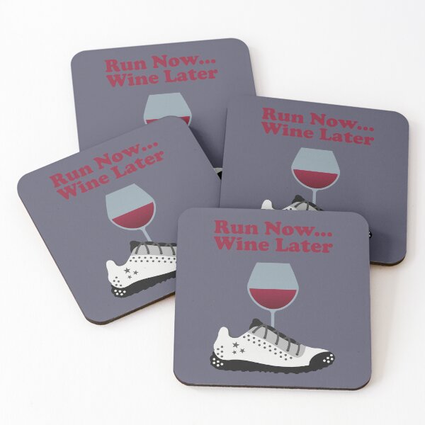 Item preview, Run Now. Wine Later.   running. runner. funny running. running humor. run. designed and sold by NPC-wear.