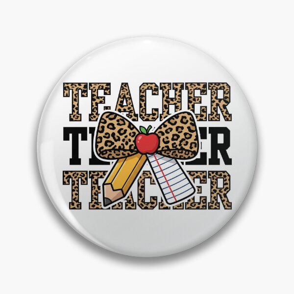 Item preview, Leopard Teacher Coquette Bow – Back to School Teacher designed and sold by hemagamo.