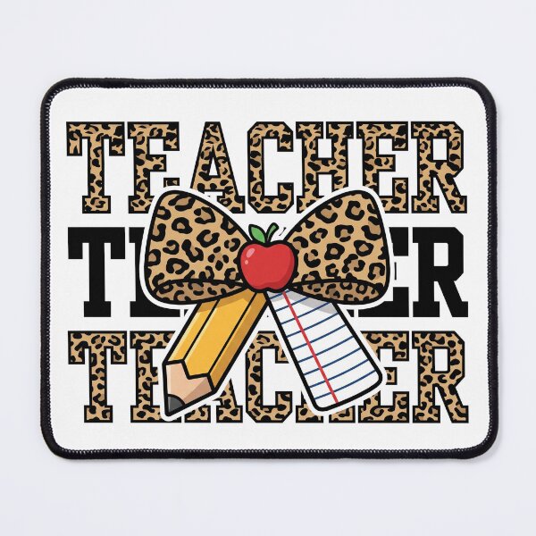Item preview, Leopard Teacher Coquette Bow – Back to School Teacher designed and sold by hemagamo.