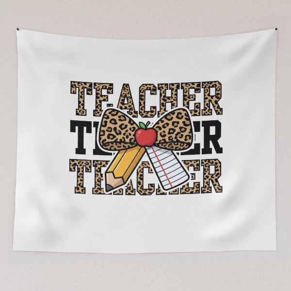Item preview, Leopard Teacher Coquette Bow – Back to School Teacher designed and sold by hemagamo.