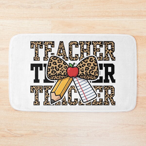 Item preview, Leopard Teacher Coquette Bow – Back to School Teacher designed and sold by hemagamo.