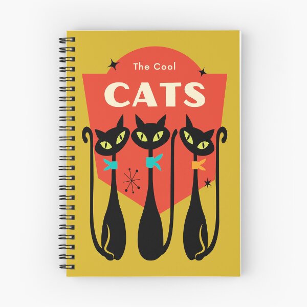 Item preview, Mid Century Modern Atomic Cats Retro Design designed and sold by Volt Junkies.