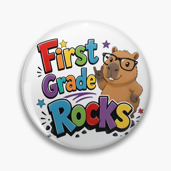 Item preview, First Grade Rocks – Cute Capybara Back to School Design for Kids designed and sold by HoMya.
