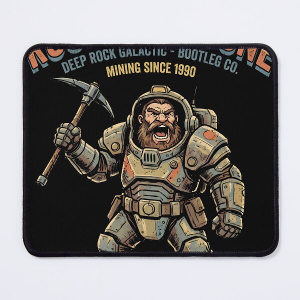 Item preview, Dwarf Miner Yelling Rock And Stone Deep Rock Galactic Bootleg Anime Gaming Shirt designed and sold by Senpaiwaves.