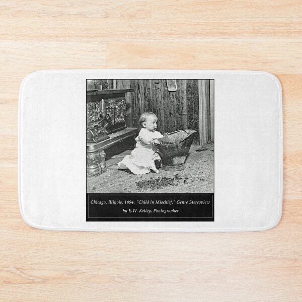 Item preview, Chicago, Illinois, 1894, "Child in Mischief," Genre Stereoview by E.W. Kelley, Photographer designed and sold by AMacGPhilly.