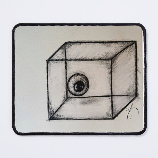 Item preview, No Way Out Dark Surreal Charcoal Drawing designed and sold by Midnight Madness Arts.
