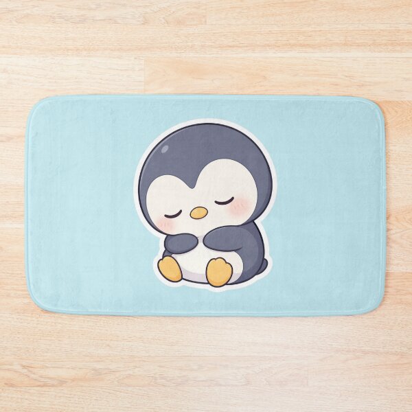 Item preview, sleeper Penguin Sticker designed and sold by The Digital Compass.