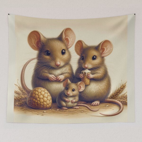 Item preview, A Little Family...  designed and sold by Eutrope d'Orange.