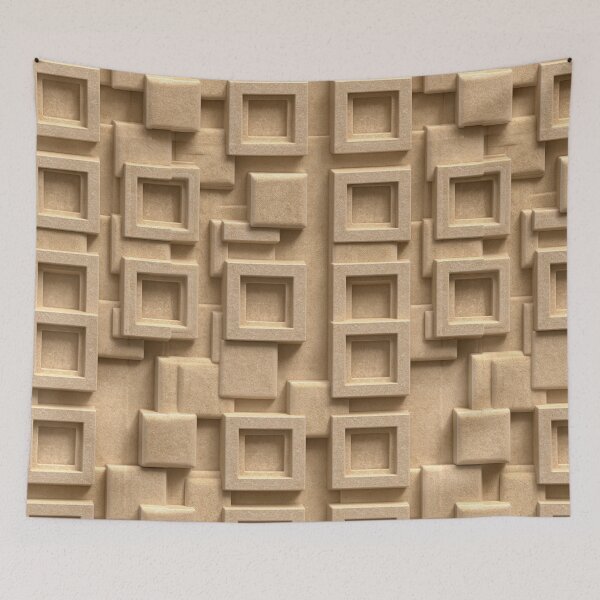 Item preview, Geometric Beige Stone Square Panels designed and sold by Piotrek0001.