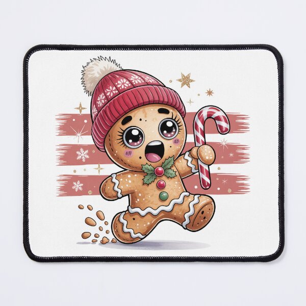 Item preview, Gingerbread Man with Candy Cane designed and sold by jkrphoto.