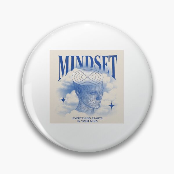 Item preview, Mindset Abstract Head Motivation Graphic Tee designed and sold by yanisdnz.