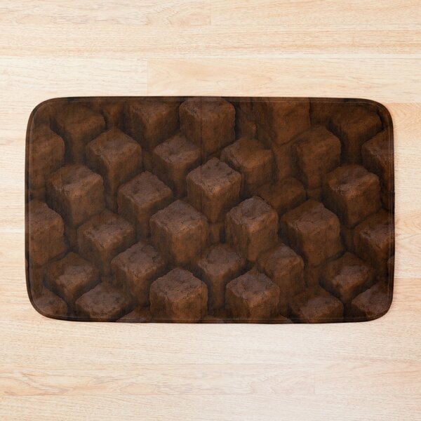 Item preview, Rich Mahogany Brown 3D Stone Blocks designed and sold by Piotrek0001.