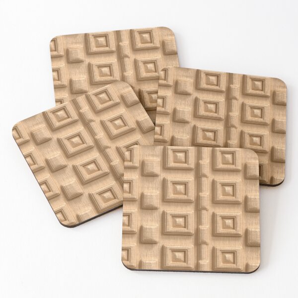 Item preview, Geometric Ochre Stone Architectural Panels designed and sold by Piotrek0001.