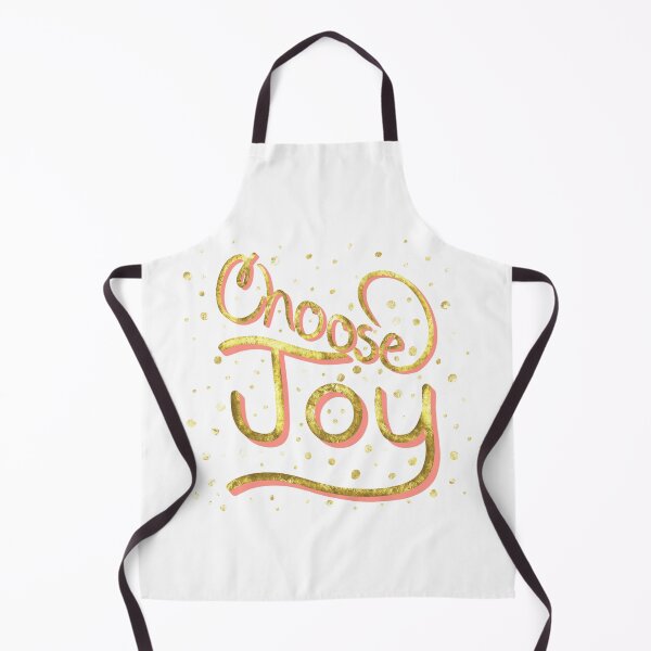 Item preview, Choose Joy in Gold and Coral- Typography, Uplifting Words, designed and sold by Purposely Designed.