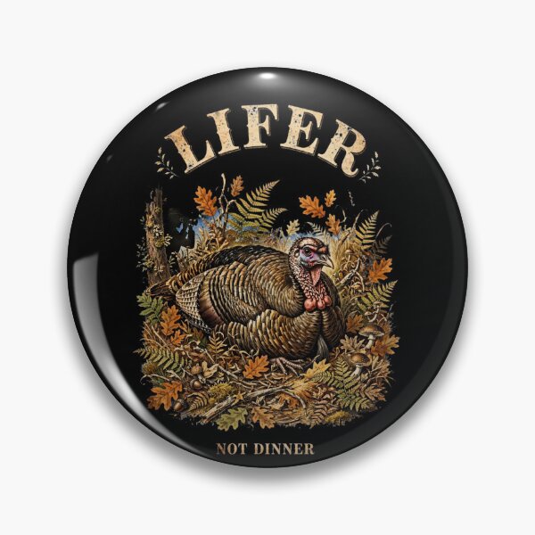 Item preview, Lifer Not Dinner - Funny Thanksgiving Turkey Birdwatching designed and sold by Neurospicy Trolls.