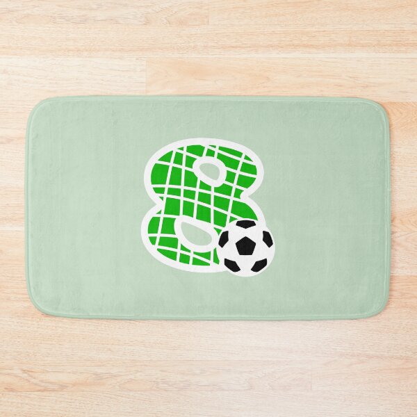 Item preview, Football Number 8 Green Eight No #8 designed and sold by Jeallan Designs.