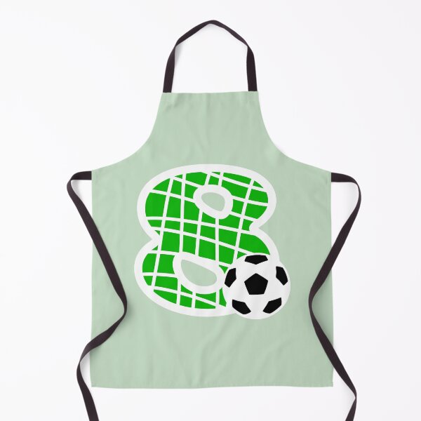 Item preview, Football Number 8 Green Eight No #8 designed and sold by Jeallan Designs.