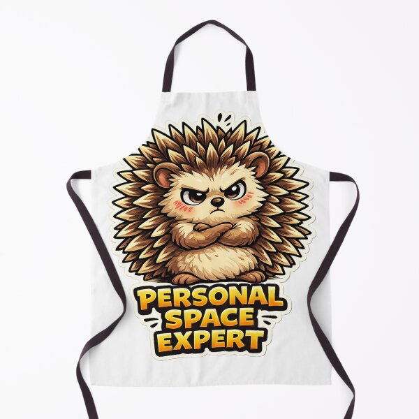Item preview, Cute Hedgehog Personal Space Expert Sticker designed and sold by Herodestroyer.