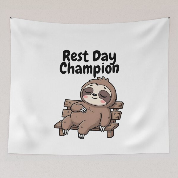 Item preview, Rest Day Champion designed and sold by Wegetees.