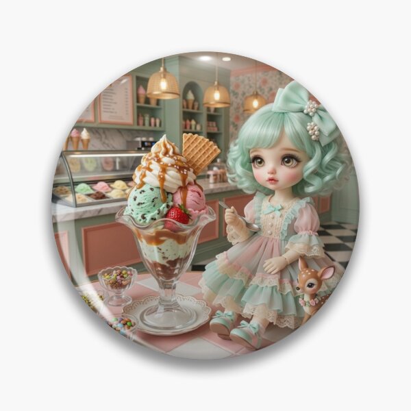 Item preview, Sweet moments at the ice cream shop. designed and sold by JoyNest = "The nest of joy".