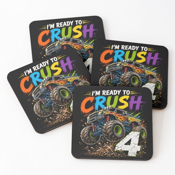 Item preview, I'm Ready to Crush Fourth Grade Monster Truck Adventure designed and sold by Moizento.