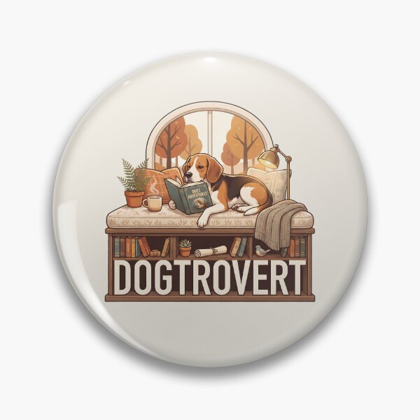 Item preview, Cute Dogtrovert Beagle Cozy Fall Reader designed and sold by MythicCotton.