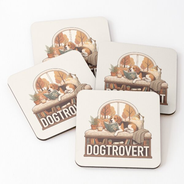 Item preview, Cute Dogtrovert Beagle Cozy Fall Reader designed and sold by MythicCotton.