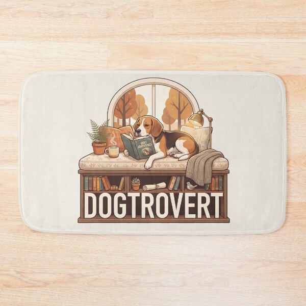 Item preview, Cute Dogtrovert Beagle Cozy Fall Reader designed and sold by MythicCotton.