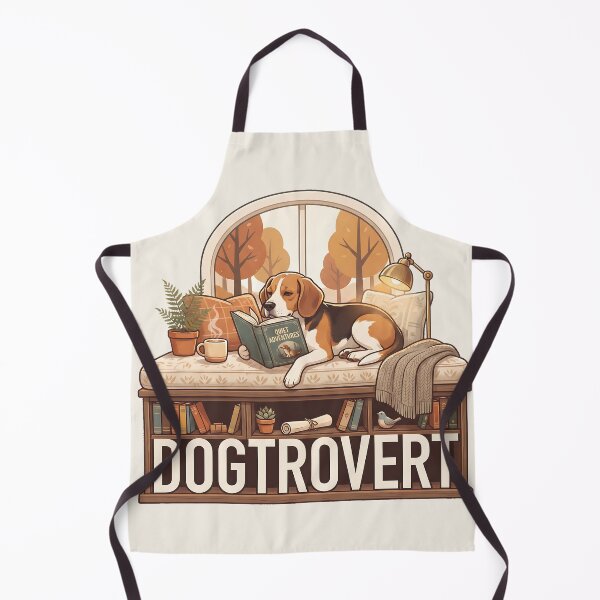 Item preview, Cute Dogtrovert Beagle Cozy Fall Reader designed and sold by MythicCotton.
