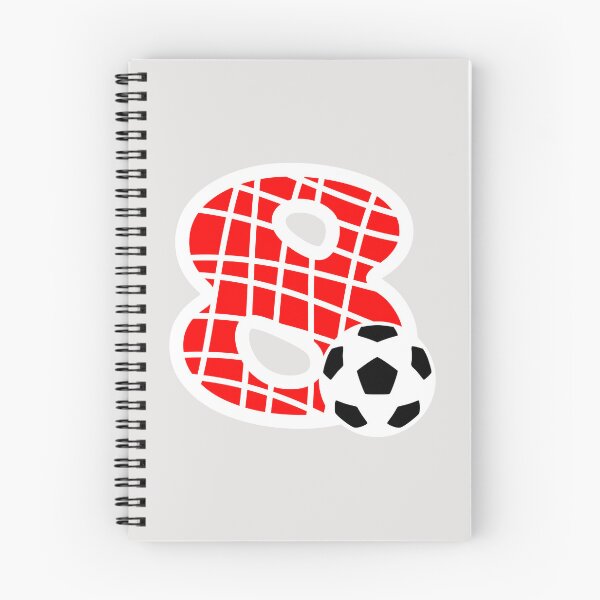 Item preview, Football Number 8 Red Eight No #8 designed and sold by Jeallan Designs.