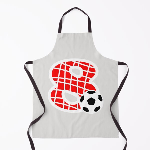 Item preview, Football Number 8 Red Eight No #8 designed and sold by Jeallan Designs.